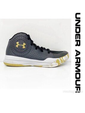 Under Armour | Jet 2019 3022121-103 Gray Basketball Shoes Sneakers | Size 6Y